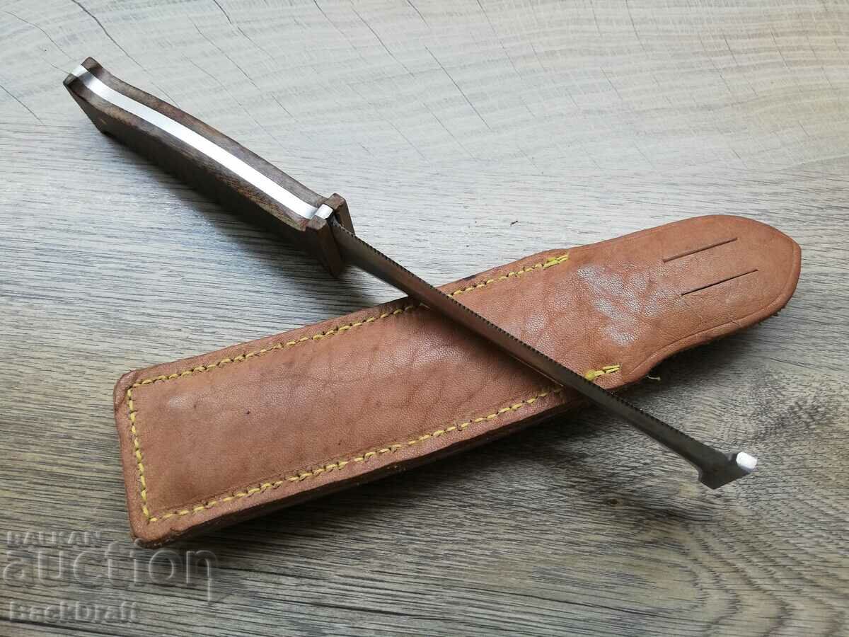 BULGARIAN LANDING, PARACHUTE KNIFE-CUTTER WITH LEATHER CUTTER with price 349.00 BGN | € 178.44 BULGARIAN LANDING, PARACHUTE KNIFE-CUTTER WITH LEATHER CUTTER with price 349.00 BGN | € 178.44