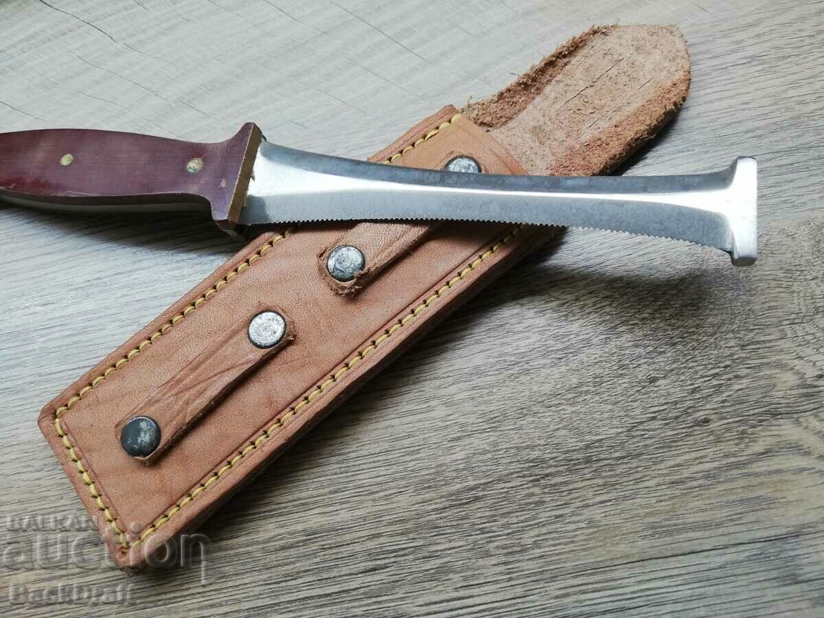 Delivery of BULGARIAN LANDING, PARACHUTE KNIFE-CUTTER WITH LEATHER CUTTER Delivery of BULGARIAN LANDING, PARACHUTE KNIFE-CUTTER WITH LEATHER CUTTER