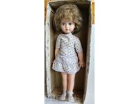 .LARGE SOC TOY DOLL CLOSING EYES BOX WITHOUT LID