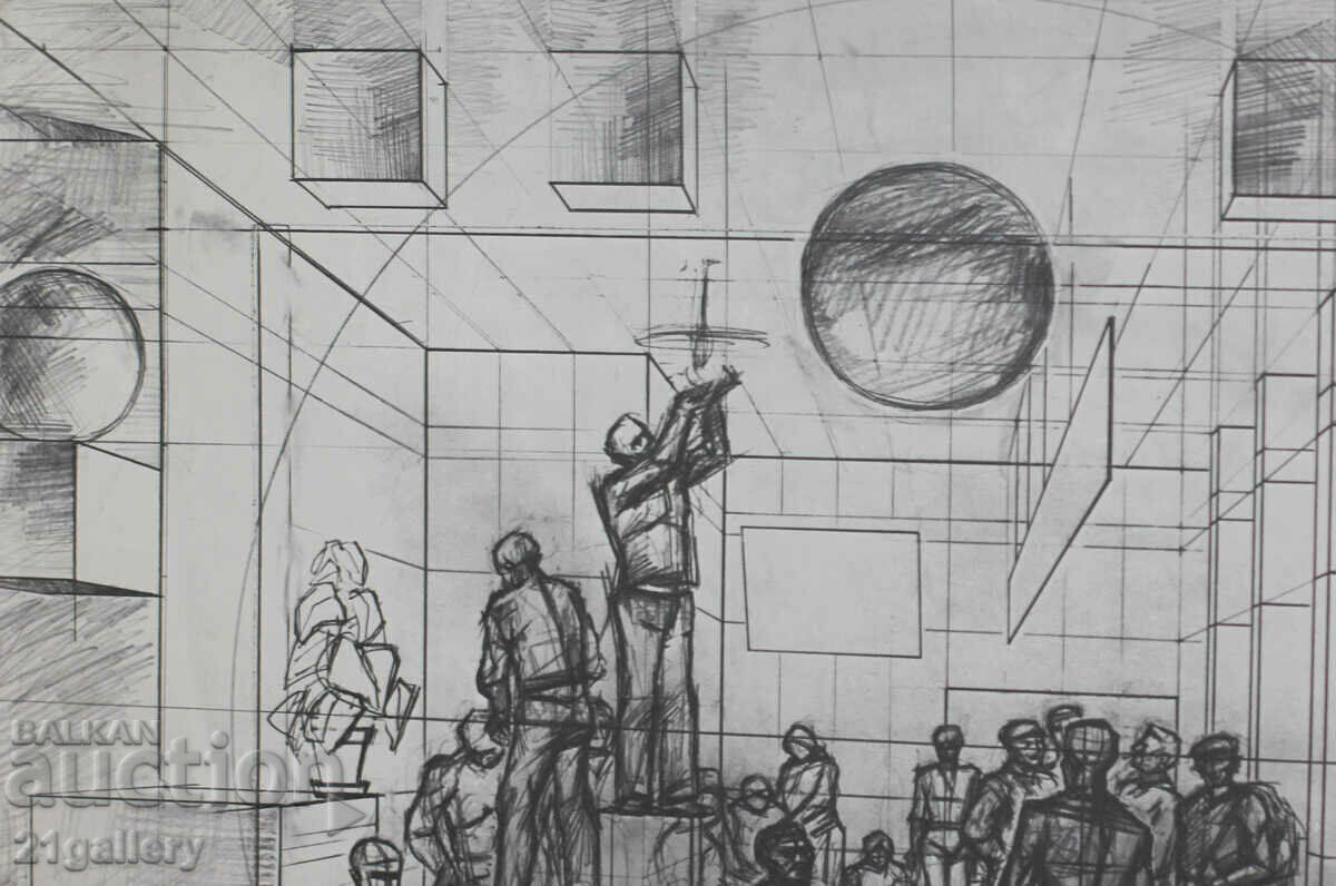 Auction Prof. Petar Chuhovski (1922-1995) Lithography Auction Prof. Petar Chuhovski (1922-1995) Lithography