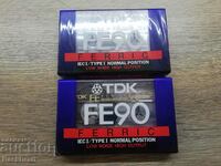 2 New Audio Cassettes, TDK FE90 Cassette, TDK, Cassette Player, Dec