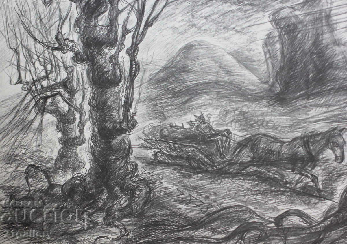 Auction Prof. Petar Chuhovski (1922-1995) Lithograph 1978 Auction Prof. Petar Chuhovski (1922-1995) Lithograph 1978