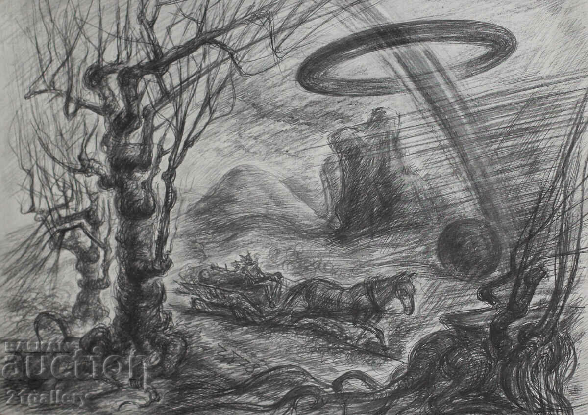 Prof. Petar Chuhovski (1922-1995) Lithograph 1978 Prof. Petar Chuhovski (1922-1995) Lithograph 1978