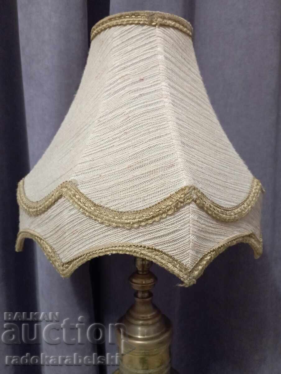 Set două lămpi foarte mari din alamă antică - lampă - 5