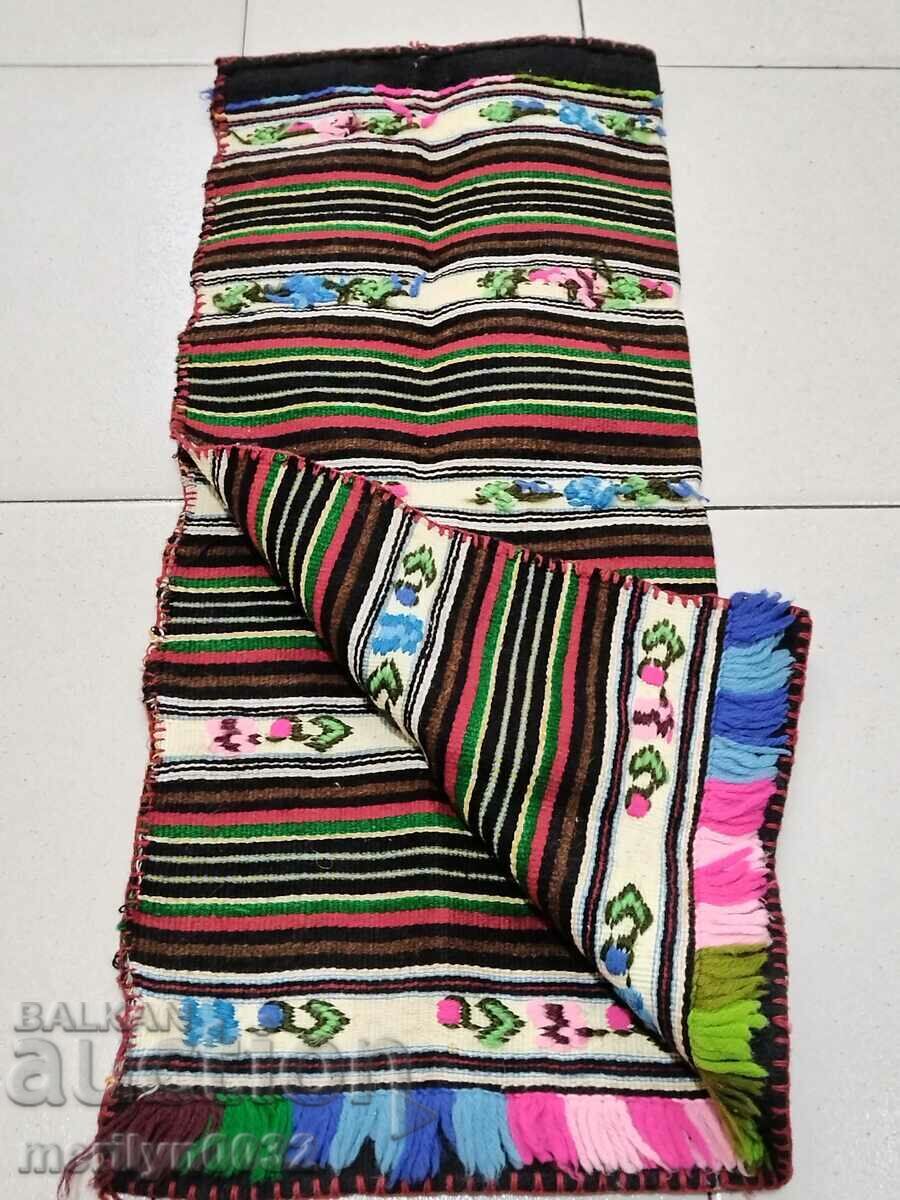 Șorț vechi țesut, brodat și brodat, costum, sukman - 5