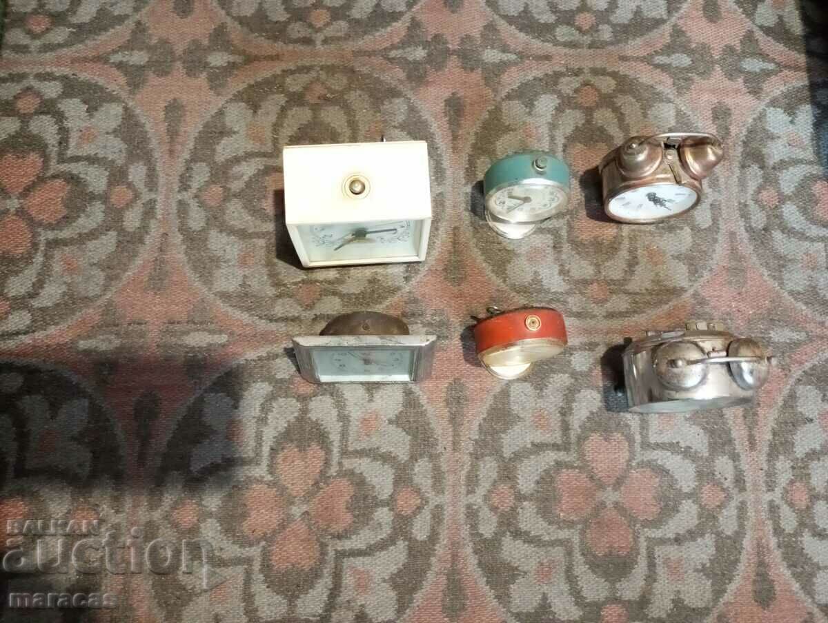 Lot of old alarm clocks with price 30.00 BGN | € 15.34 Lot of old alarm clocks with price 30.00 BGN | € 15.34