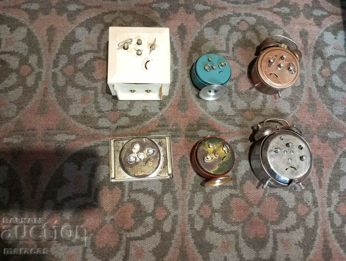 Auction Lot of old alarm clocks Auction Lot of old alarm clocks