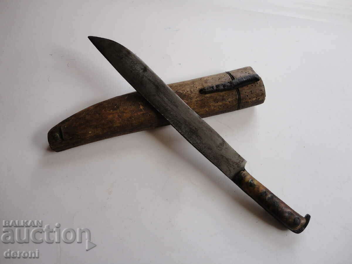 Auction Renaissance huge shepherd's knife karakulak with cania Auction Renaissance huge shepherd's knife karakulak with cania