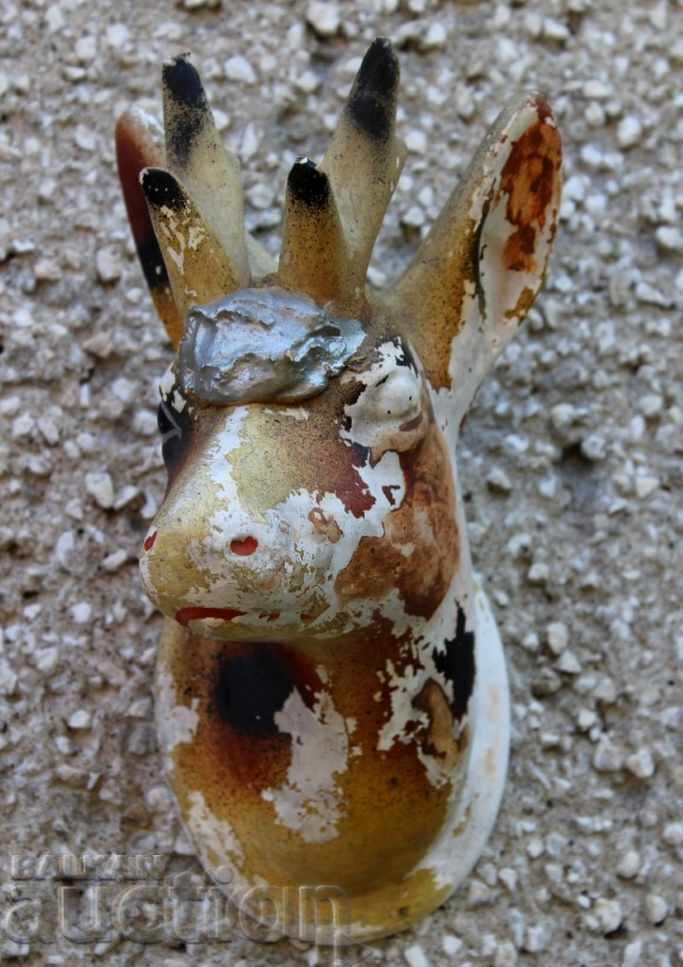 . EARLY 20TH CENTURY ROYAL FIGURINE WALL HEAD DEER ANTONS - 7 . EARLY 20TH CENTURY ROYAL FIGURINE WALL HEAD DEER ANTONS - 7
