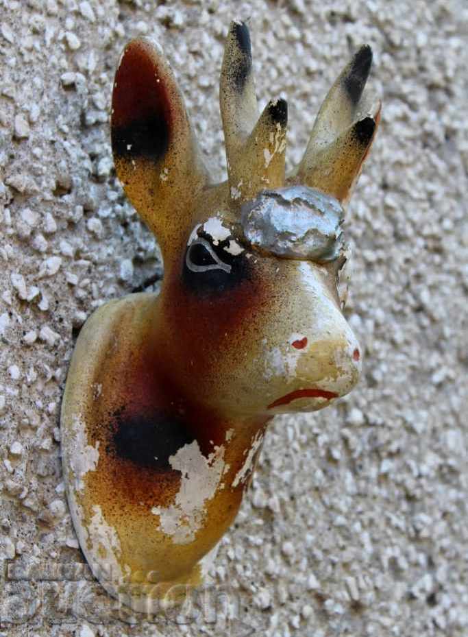 . EARLY 20TH CENTURY ROYAL FIGURINE WALL HEAD DEER ANTONS . EARLY 20TH CENTURY ROYAL FIGURINE WALL HEAD DEER ANTONS