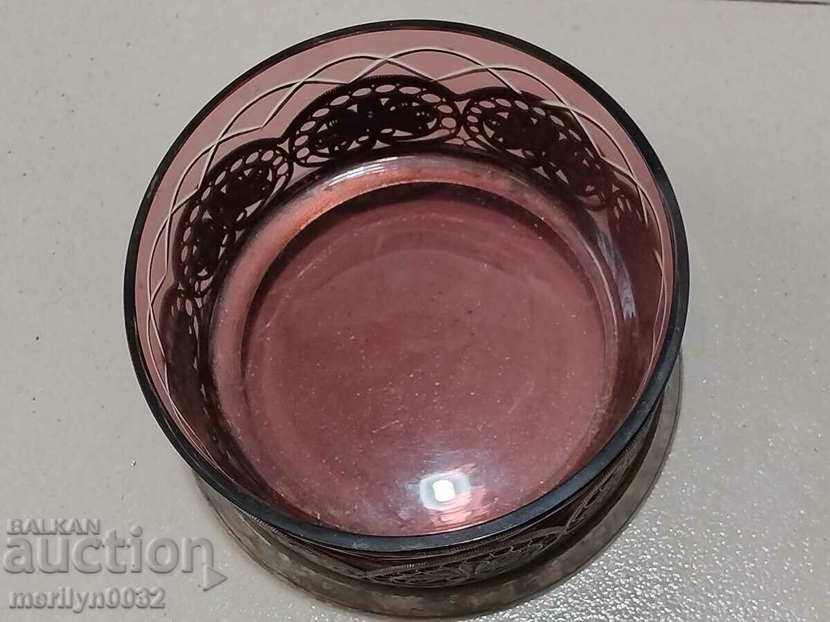 Old glass candy box, USSR luxury dish with price 98.00 BGN | € 50.11 Old glass candy box, USSR luxury dish with price 98.00 BGN | € 50.11