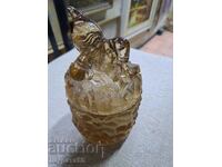 Sticla colorata 10 cm./ 17 cm.