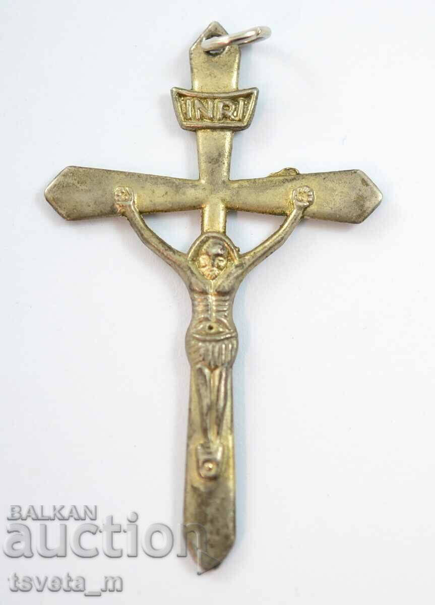 Medallion, pendant cross with crucifix with price 8.00 BGN | € 4.09 Medallion, pendant cross with crucifix with price 8.00 BGN | € 4.09