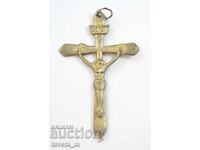 Medallion, pendant cross with crucifix