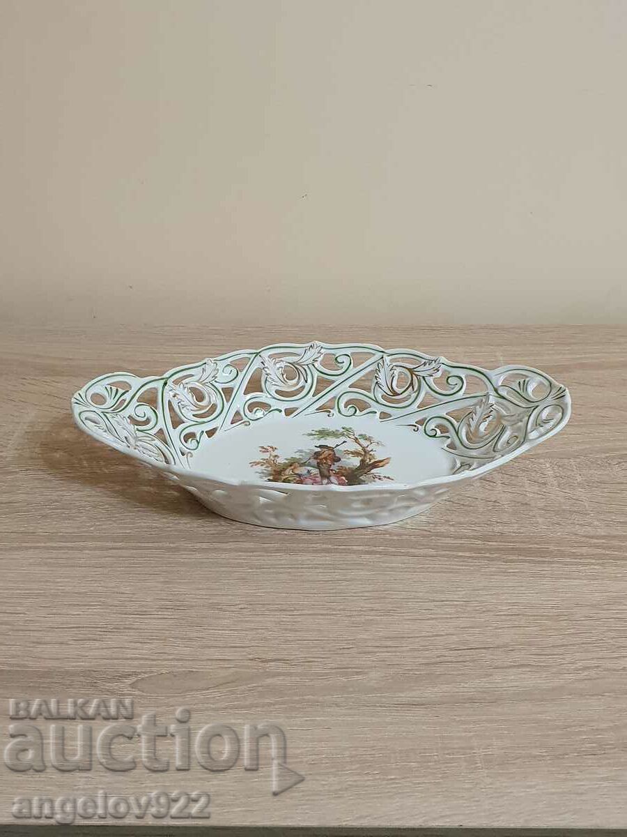 Beautiful Bavarian porcelain fruit bowl!