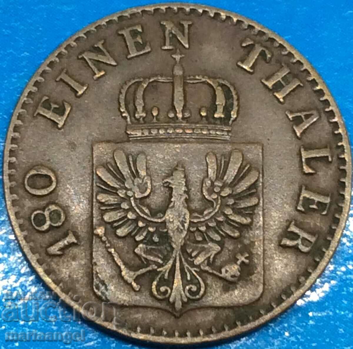 2 Pfennig 1867 Prussia Germany