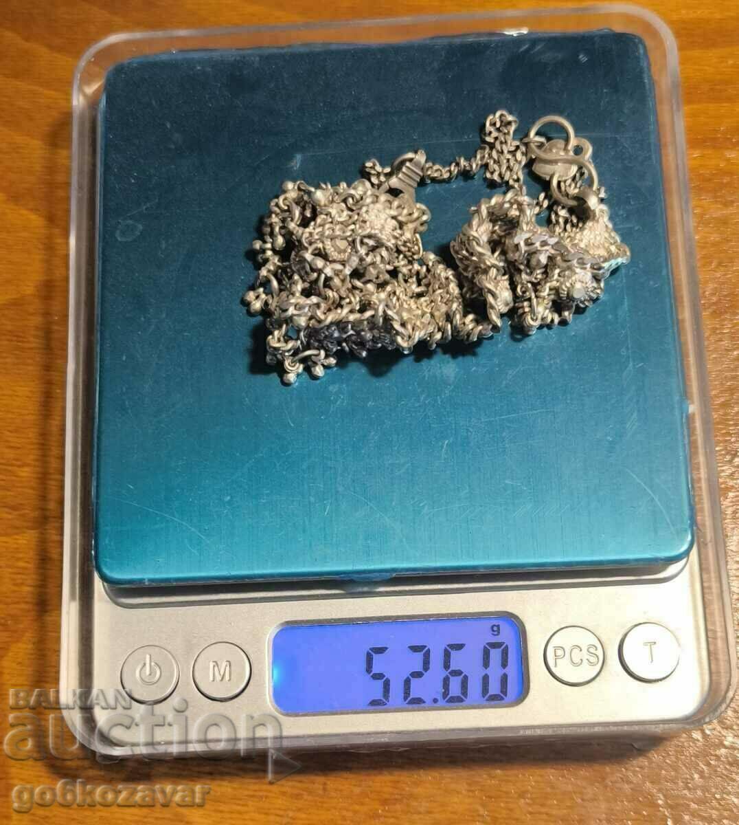 Delivery of Old silver plated necklace! Jewelry! For folk costume!