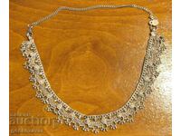 Old silver plated necklace! Jewelry! For folk costume!