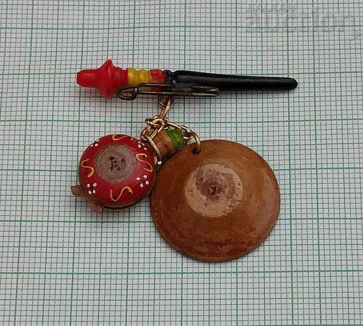 HURKA BAKLITSA PLATE OLD MARTENITSA ETHNOGRAPHY with price 5.00 BGN | € 2.56