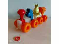 .NEW SOC KIDS PLASTIC PULL TRAIN TOY