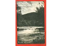 BULGARIA TRAVEL CARD CHEPINO LANDSCAPE BY THE RIVER 1932