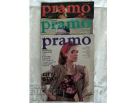 "pramo" fashion magazines from the 80s, 3 issues