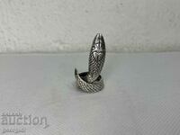 Designer self-adjusting ring / cobra / snake. #6109