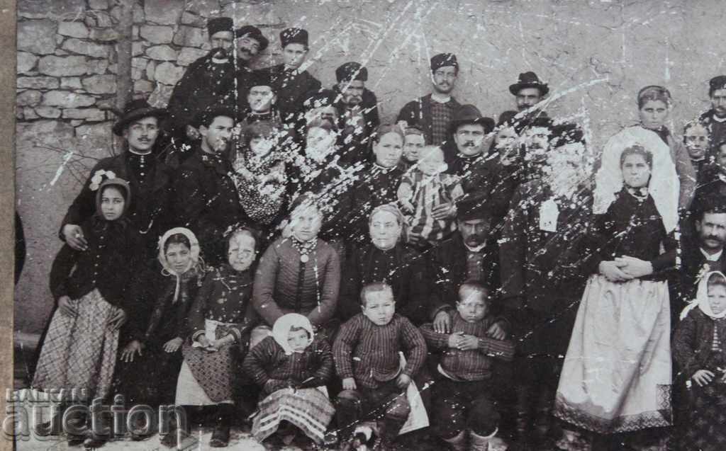 .LATE 19TH CENTURY OLD PHOTO WEDDING CARDBOARD PHOTO WEDDING with price 12.00 BGN | € 6.14