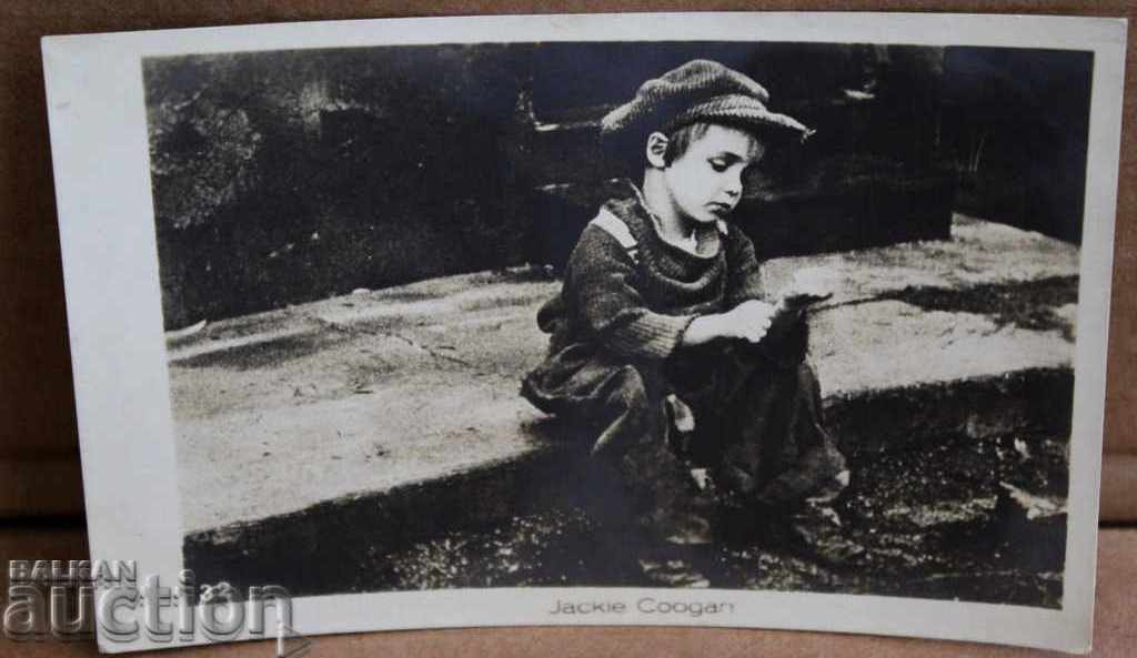 . THE CHARLIE CHAPLIN KID OLD POSTCARD PK