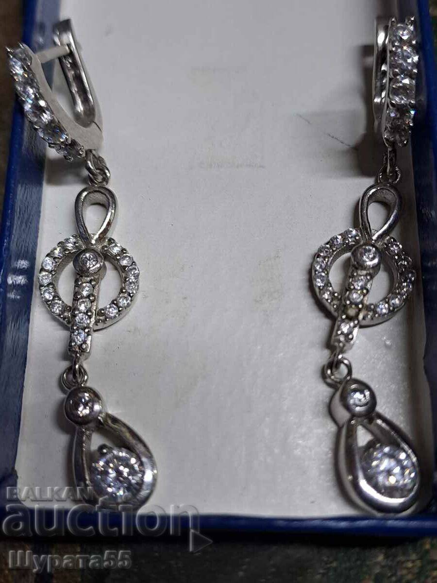 Delivery of Silver set 36g.81 with stones Delivery of Silver set 36g.81 with stones