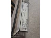 Ασημένιο σετ 36g.81 με πέτρες