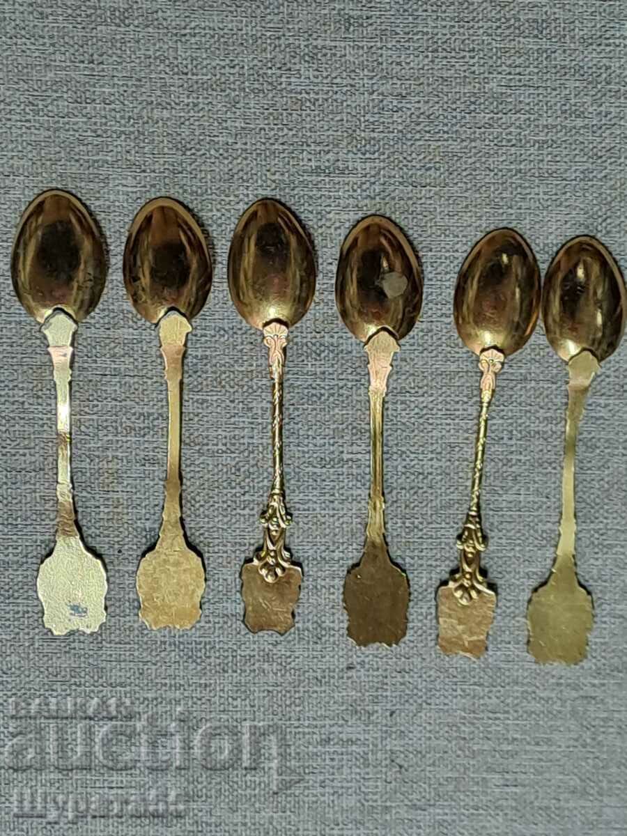 Delivery of Old USSR spoons 6 pcs. BGN 120 Kit Delivery of Old USSR spoons 6 pcs. BGN 120 Kit