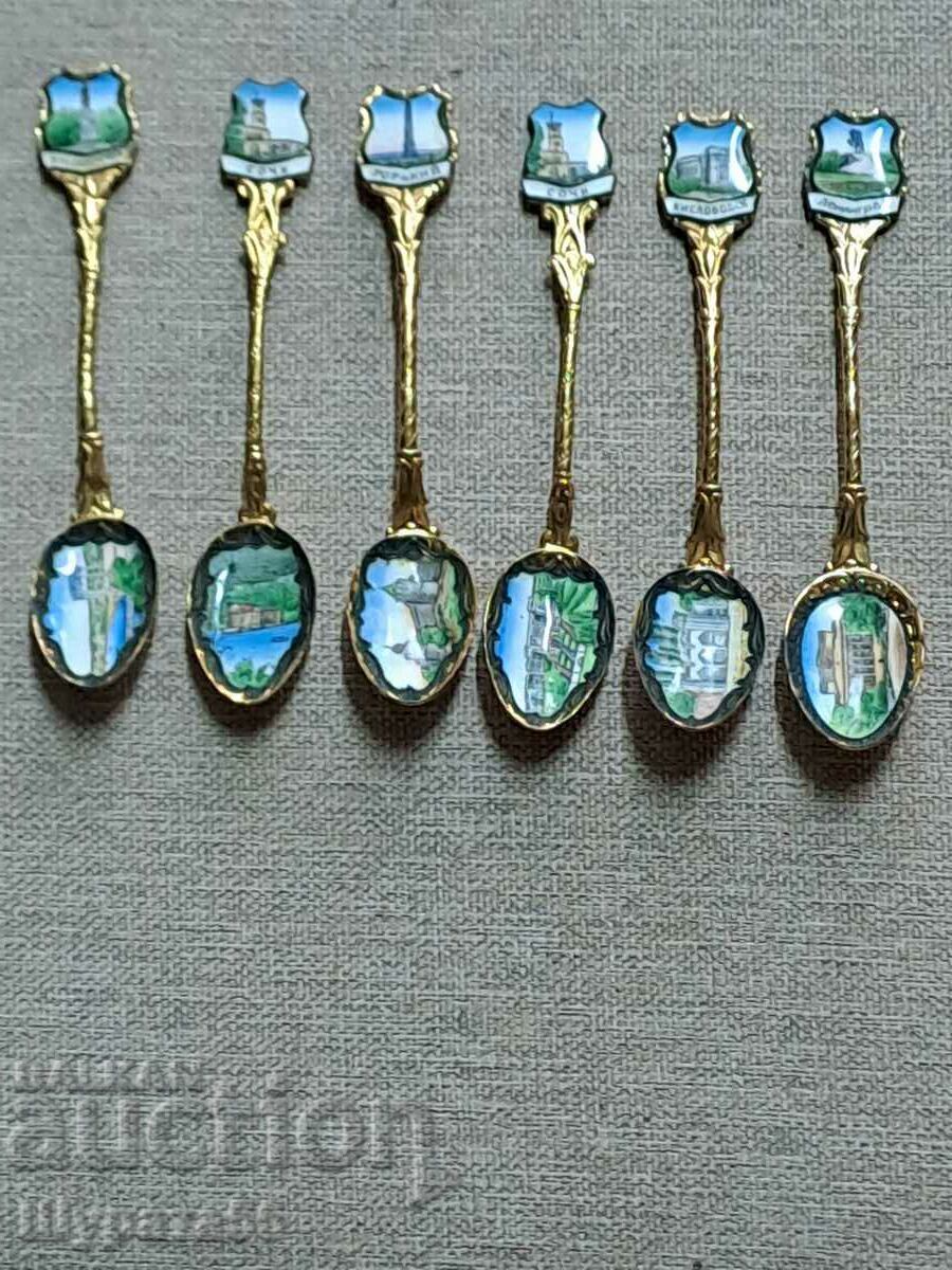 Old USSR spoons 6 pcs. BGN 120 Kit Old USSR spoons 6 pcs. BGN 120 Kit