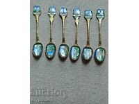 Стари лъжички  СССР 6бр.  120лв. Комплект