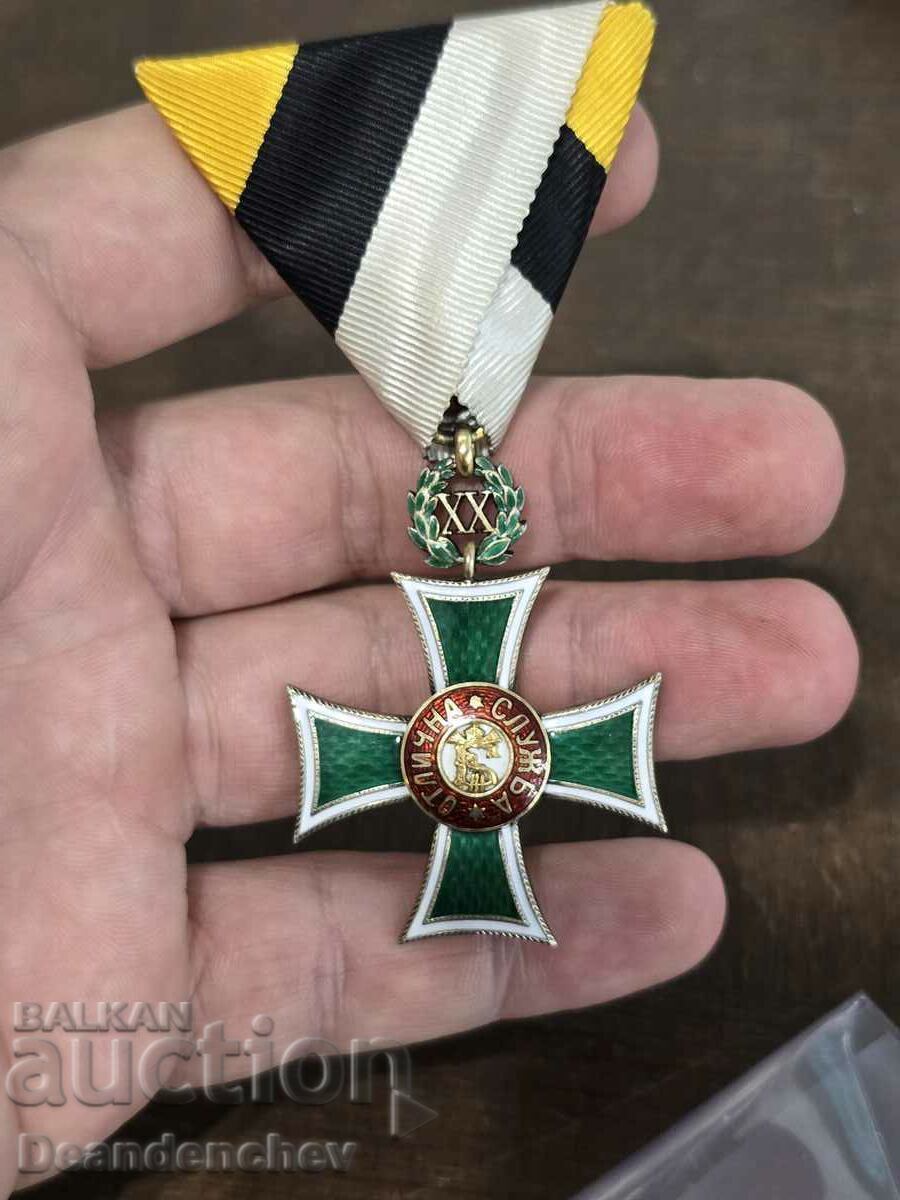 20 years of excellent service Boris III as an officer 20 years of excellent service Boris III as an officer