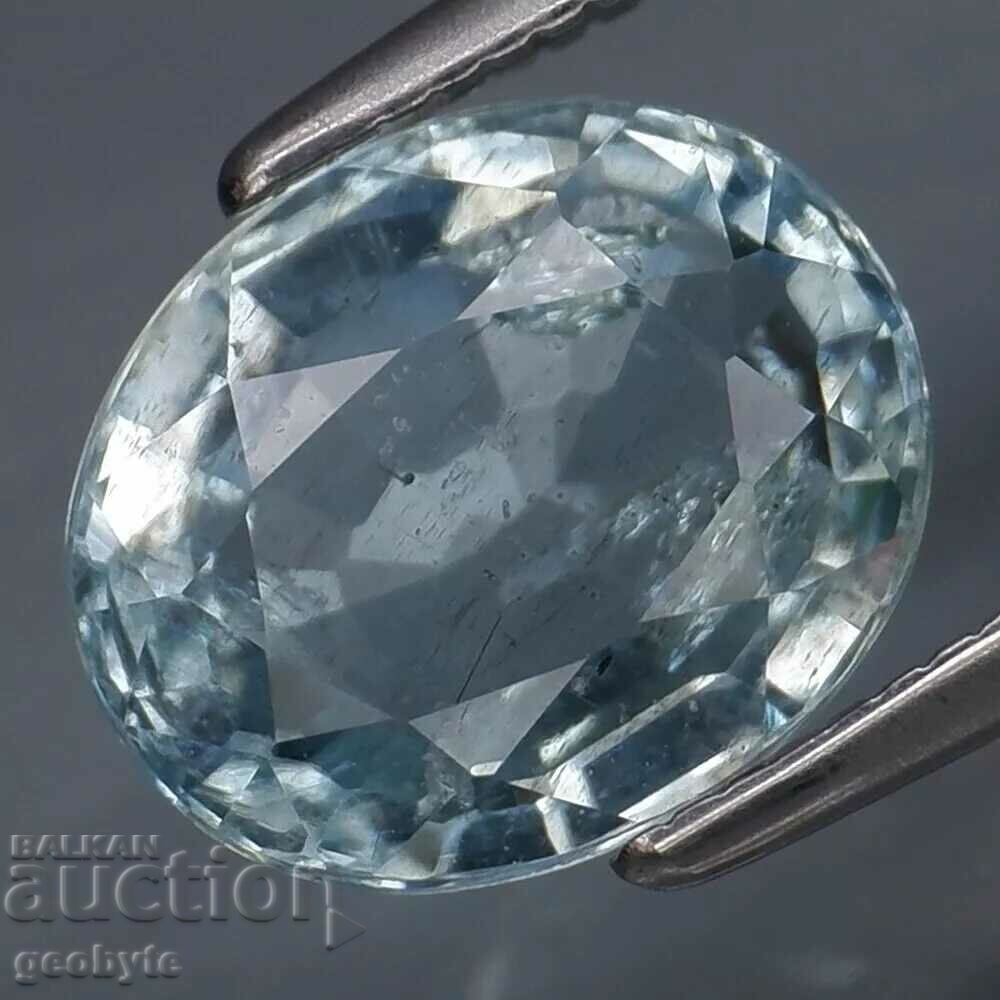 2.13Ct природен син аквамарин