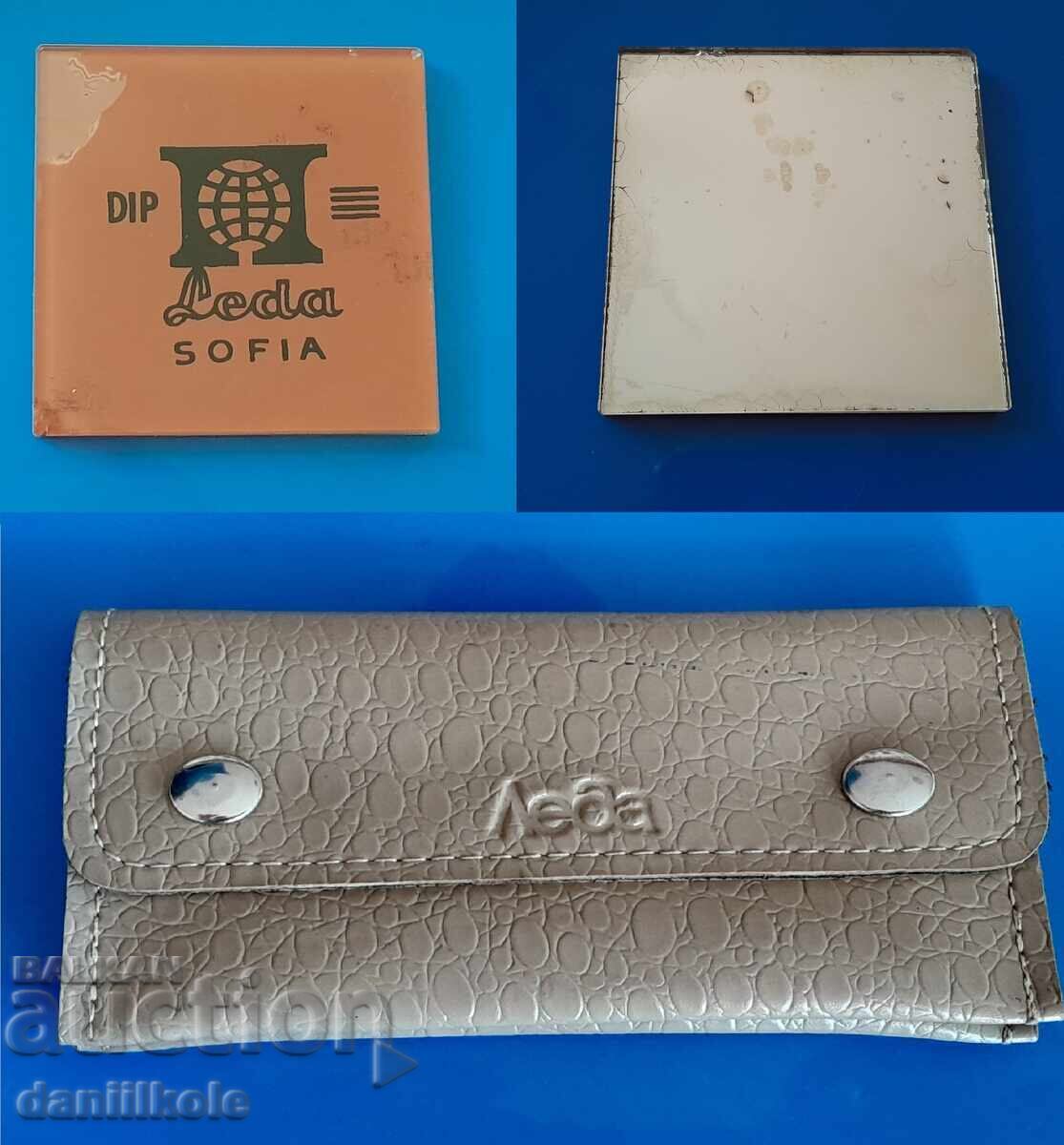 *$*Y*$* ADVERTISING MIRROR AND PURSE DIP LEDA SOFIA *$*Y*$* *$*Y*$* ADVERTISING MIRROR AND PURSE DIP LEDA SOFIA *$*Y*$*