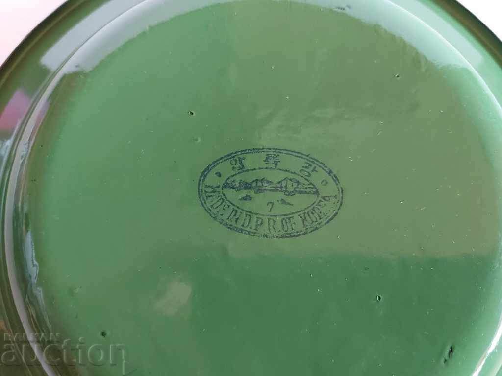 Delivery of .SOC NORTH KOREA DPRK UNUSED ENAMEL METAL PLATE Delivery of .SOC NORTH KOREA DPRK UNUSED ENAMEL METAL PLATE