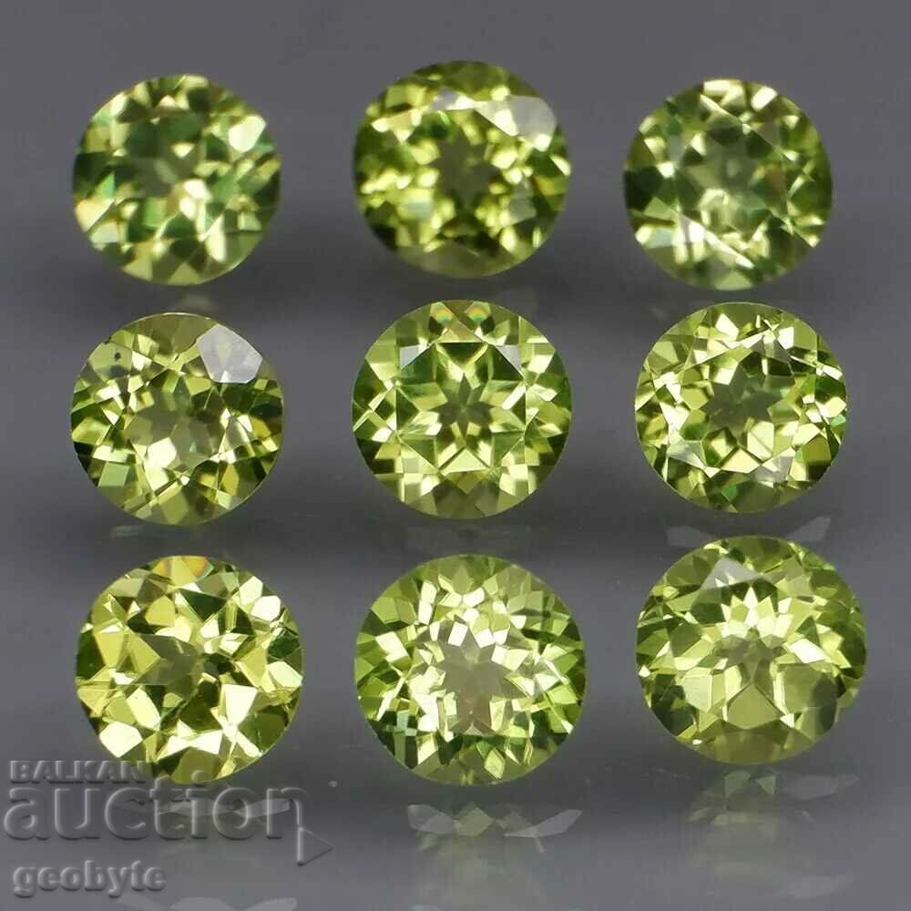 9 τεμ. /4,76Ct Natural Peridot Πακιστάν