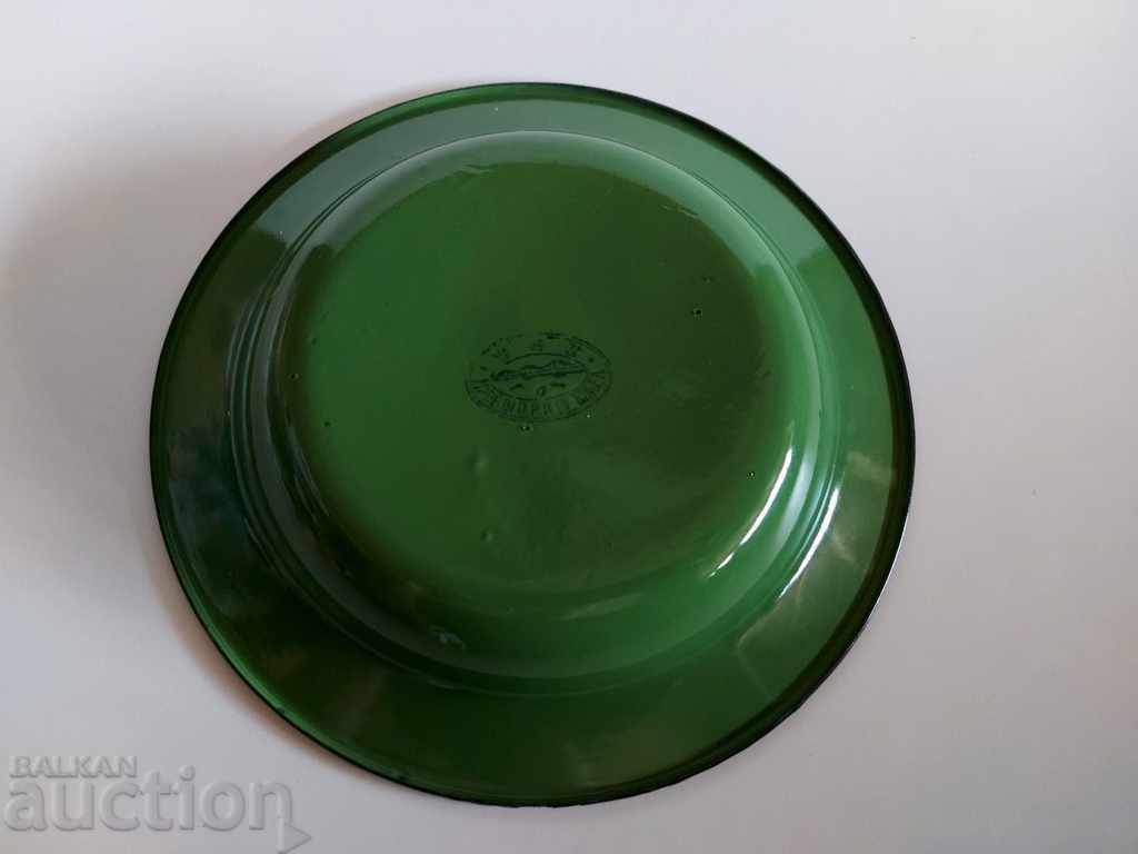 .SOC NORTH KOREA DPRK UNUSED ENAMEL METAL PLATE - 6 .SOC NORTH KOREA DPRK UNUSED ENAMEL METAL PLATE - 6