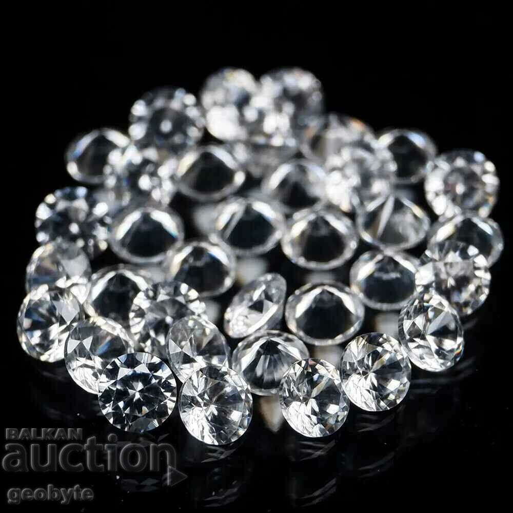 Φυσικό Λευκό Τοπάζι 35 τμχ/3,40 Ct