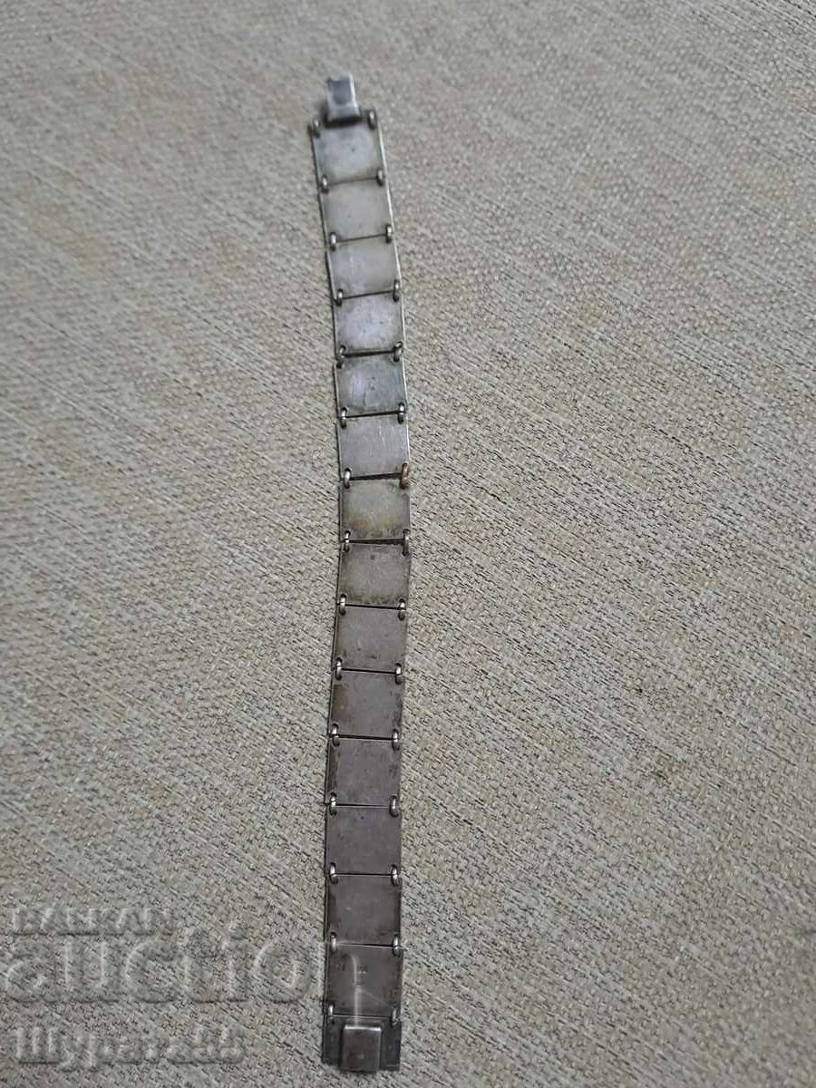 Auction  Old silver bracelet 21/64g. 19/6 cm.