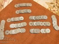 100 pieces Coins 20 centimes Zinc France VSV