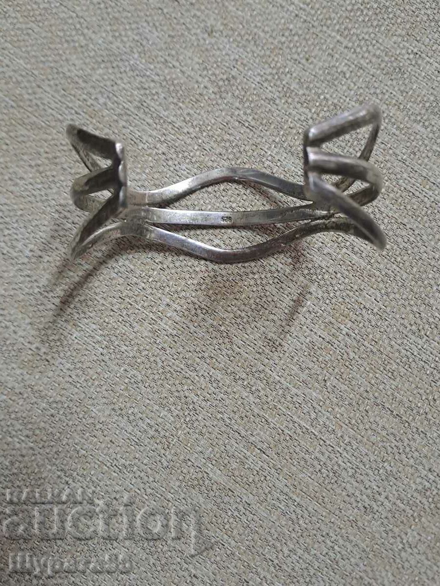 Licitație Bratara argint 925 23/70g. 2,7 cm. 6,8 cm.