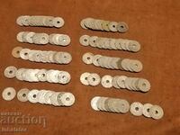 100 pieces Coins 10 centimes France