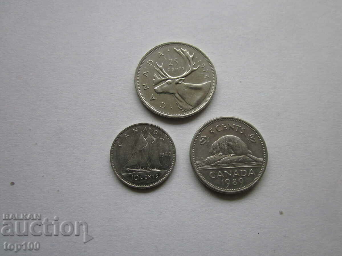 Auction  LOT CENTS CANADA 1974 BZC !!!
