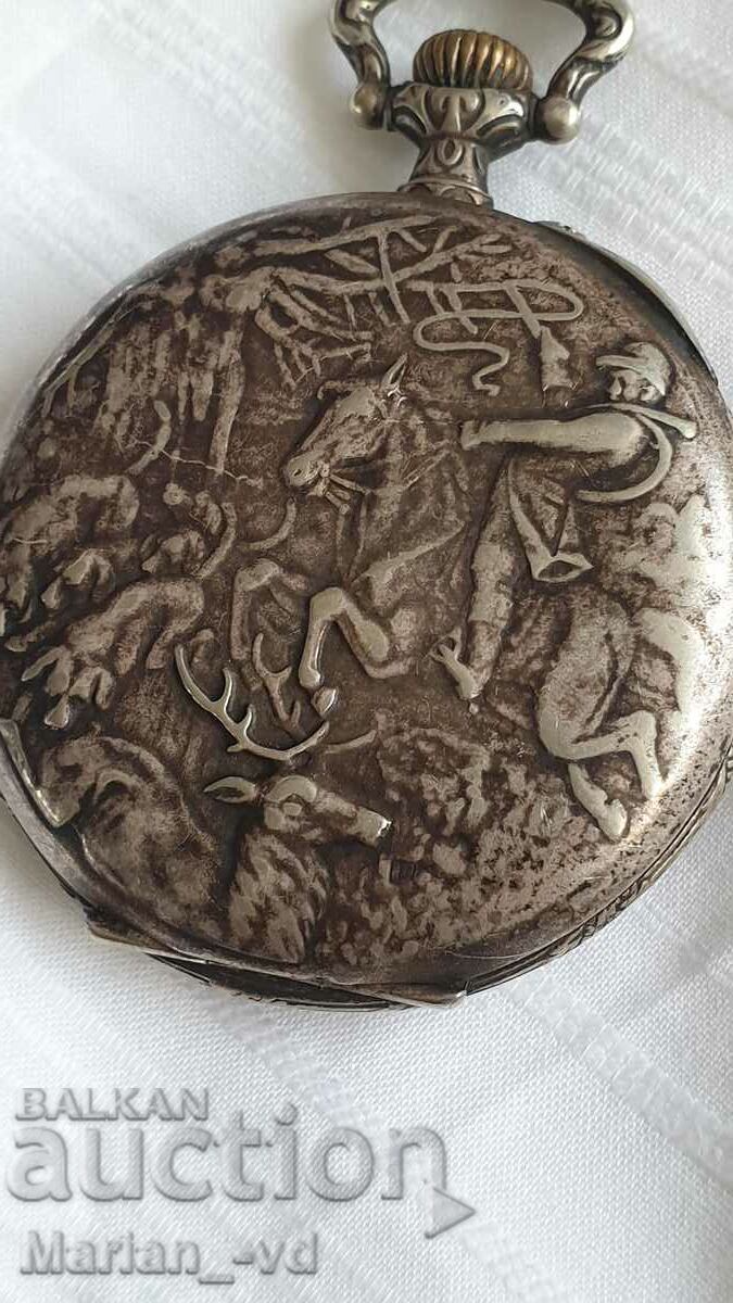 Ελβετικό μοναδικό ρολόι τσέπης με καντράν 24 ωρών - 6 Ελβετικό μοναδικό ρολόι τσέπης με καντράν 24 ωρών - 6