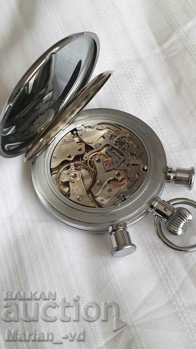 VERY RARE HEUER & CO - RATTRAPANTE CAL 57 CHRONOMETER - 6 VERY RARE HEUER & CO - RATTRAPANTE CAL 57 CHRONOMETER - 6