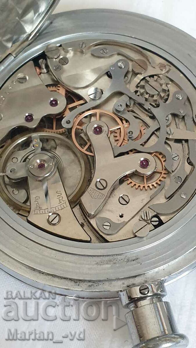 VERY RARE HEUER & CO - RATTRAPANTE CAL 57 CHRONOMETER - 7 VERY RARE HEUER & CO - RATTRAPANTE CAL 57 CHRONOMETER - 7