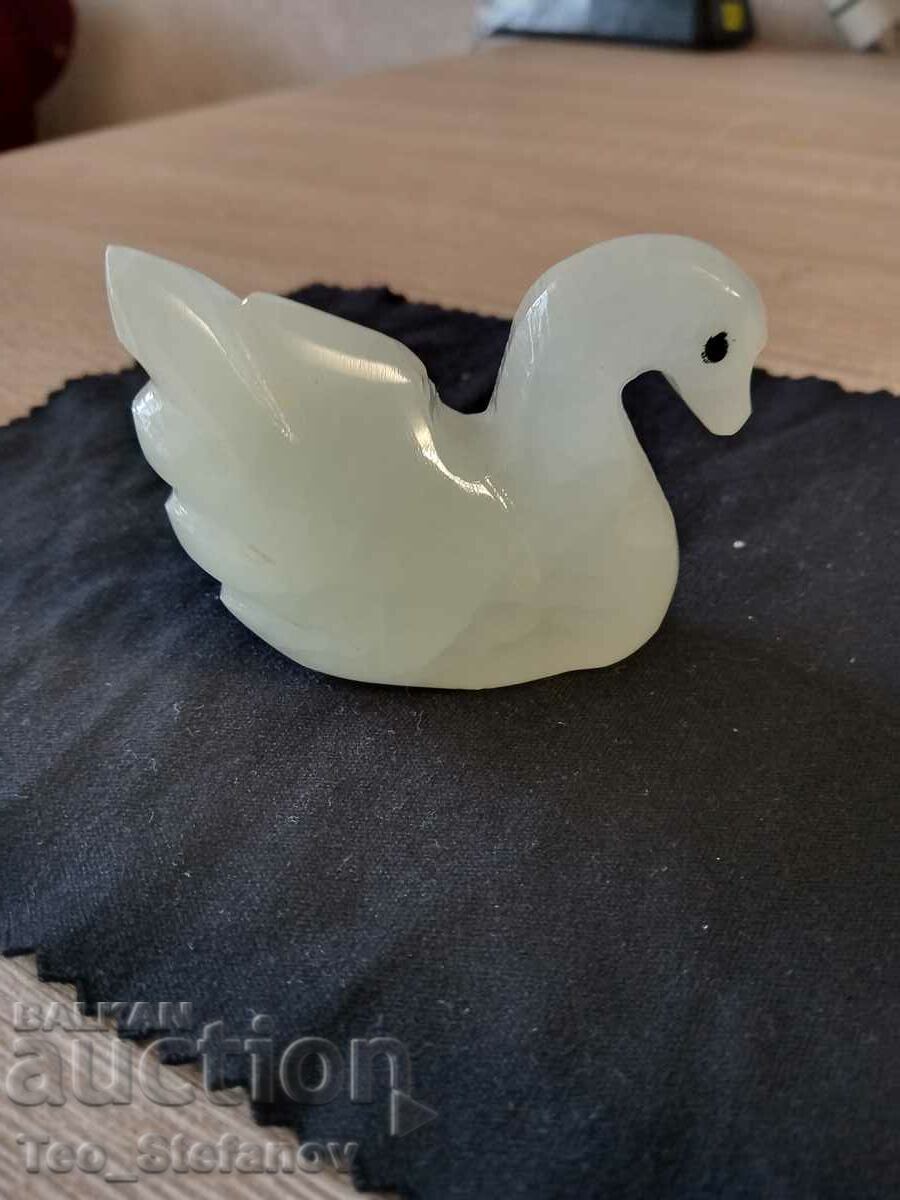 Onyx marble swan